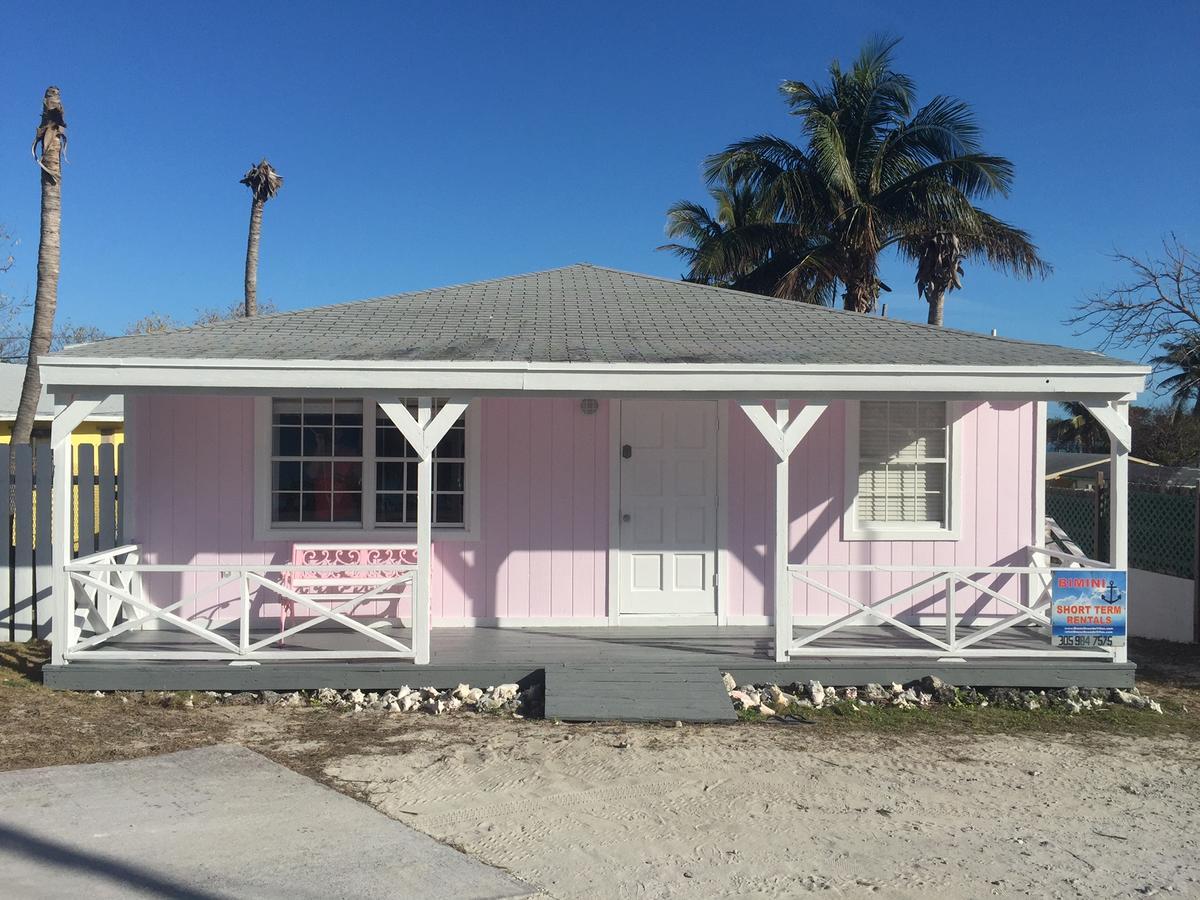 Bimini Seaside Villas - Pink Cottage With Beach View Alice Town  Exterior foto